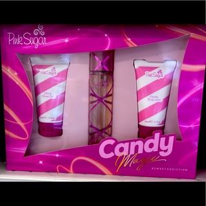 Pink sugar candy magic gift set
